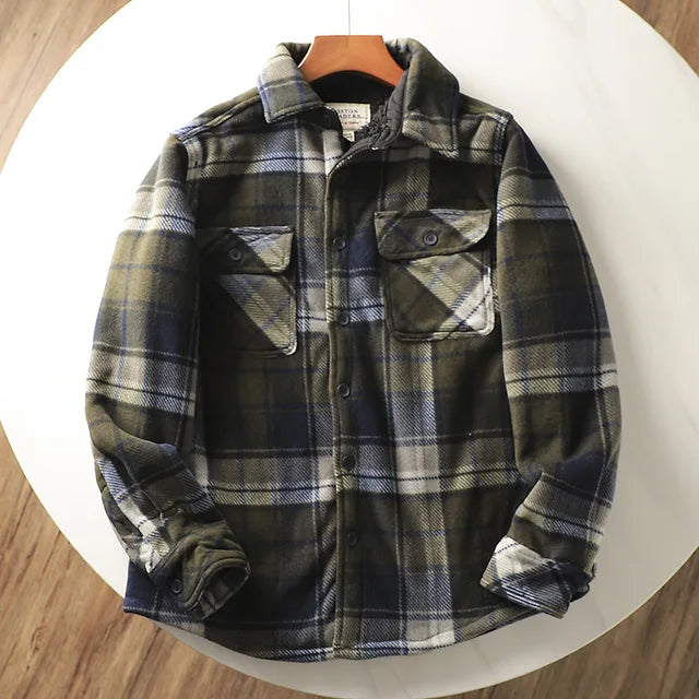 Men's Fleece-Lined Shirt Jacket – Mauro