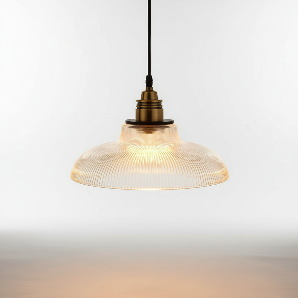 Metall Glas Pendelleuchte Modern - AmbiGlow