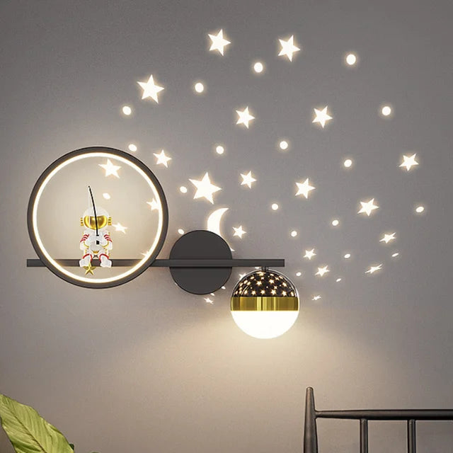 Luminária de parede moderna para quarto de criança - TinyGlow