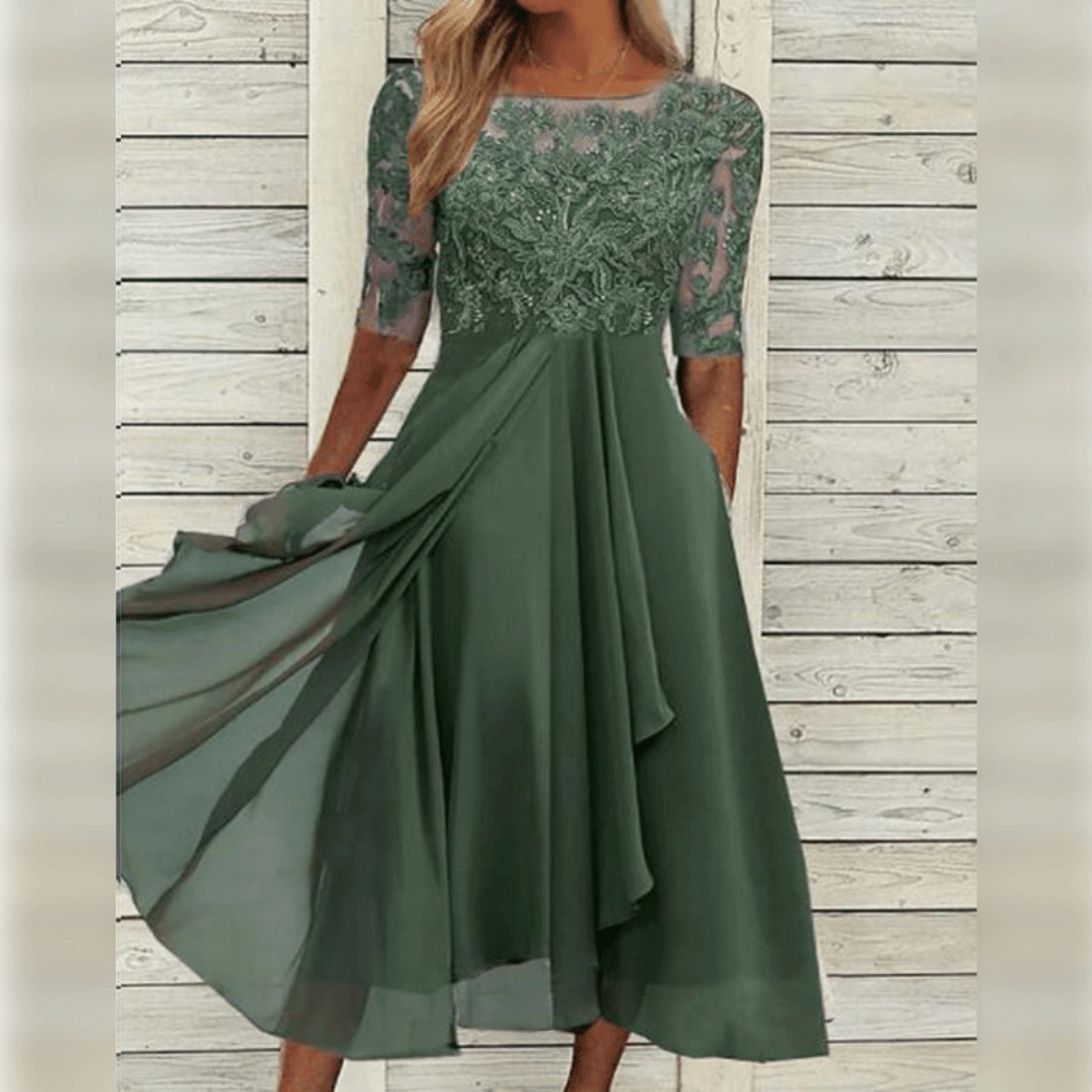 Vestido midi para todas as ocasiões - Elena