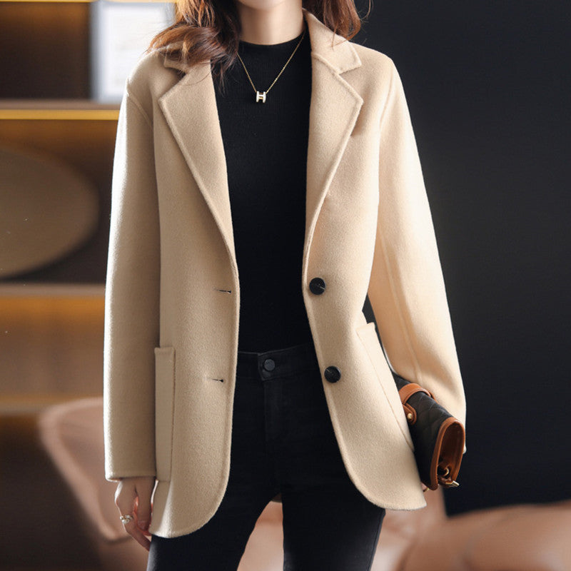 Ladies Tweed Autumn & Winter Coat - Aurelia