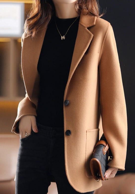 Ladies Tweed Autumn & Winter Coat - Aurelia