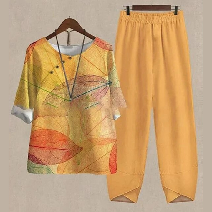 Conjunto Elegante de 2 Peças para Primavera e Verão - LenaDuo