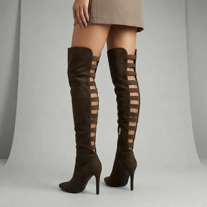 Overknee-Stiefel Mit Hohem Absatz - Lynn
