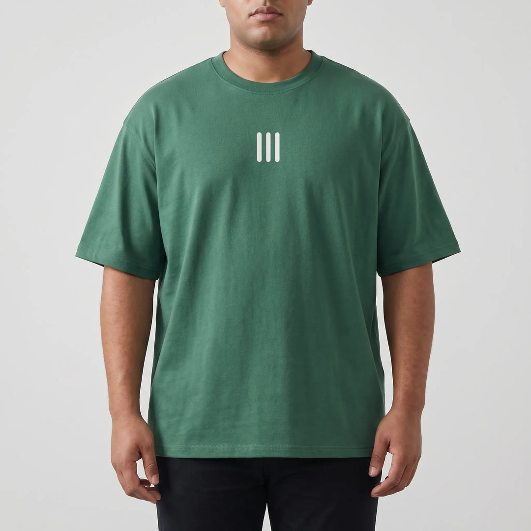 Oversized Crew Neck Graphic Tee - Frankie