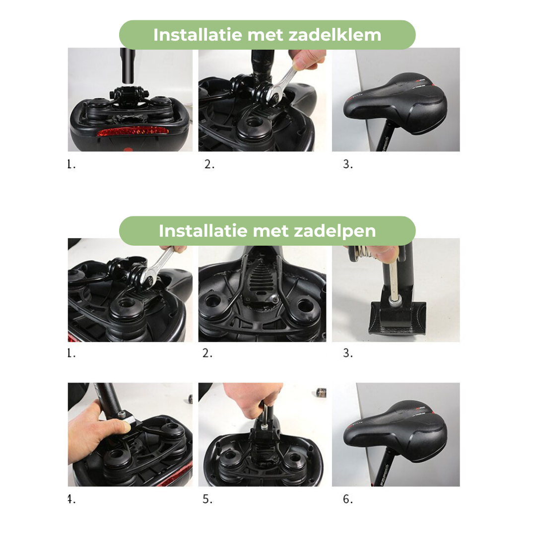 Selim de bicicleta ergonômico - RideEase