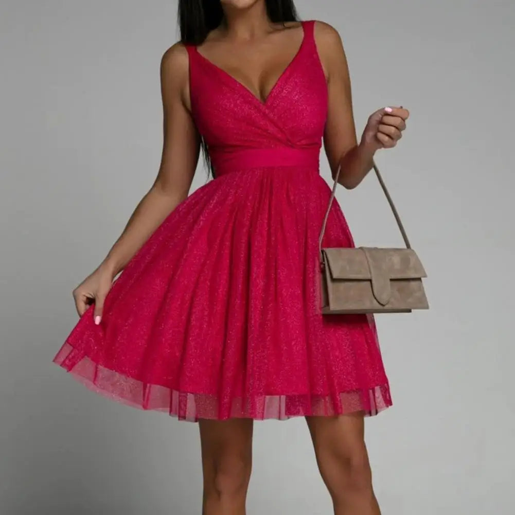 Vestido de festa brilhante com lantejoulas - Seraphina