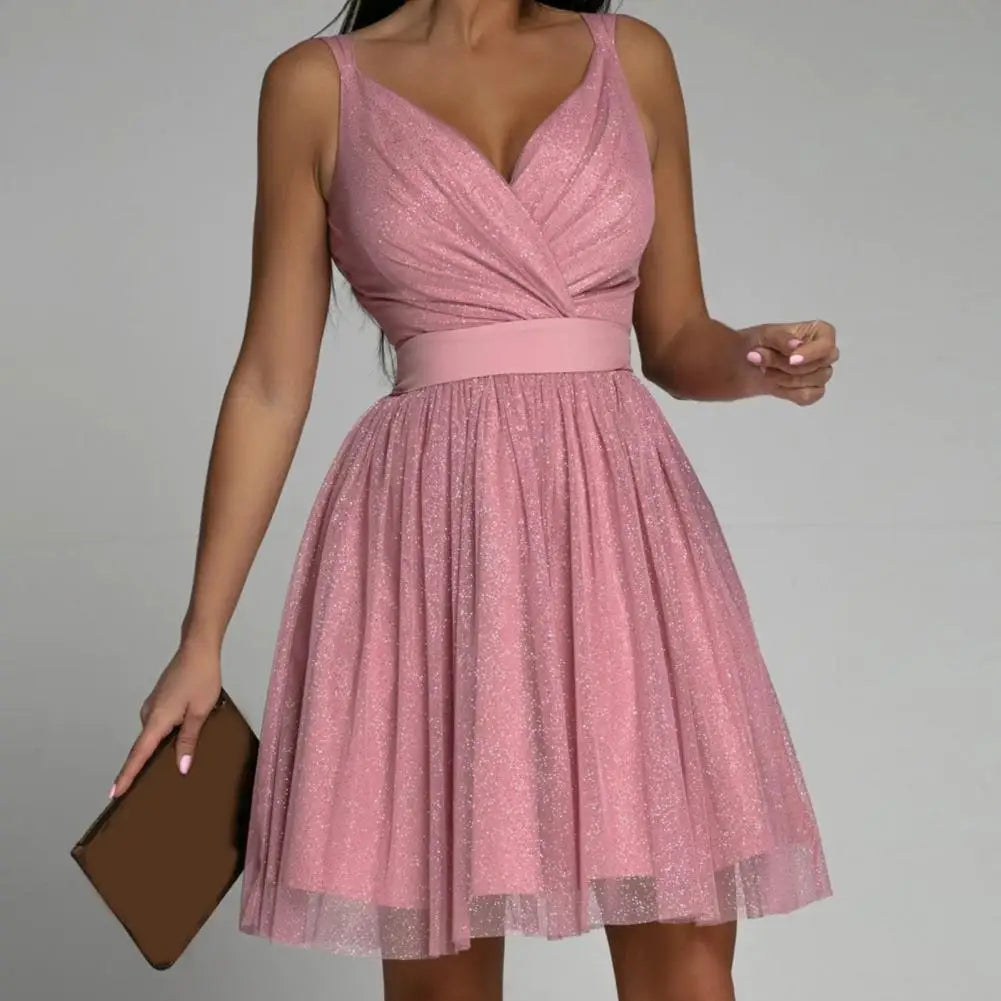Vestido de festa brilhante com lantejoulas - Seraphina