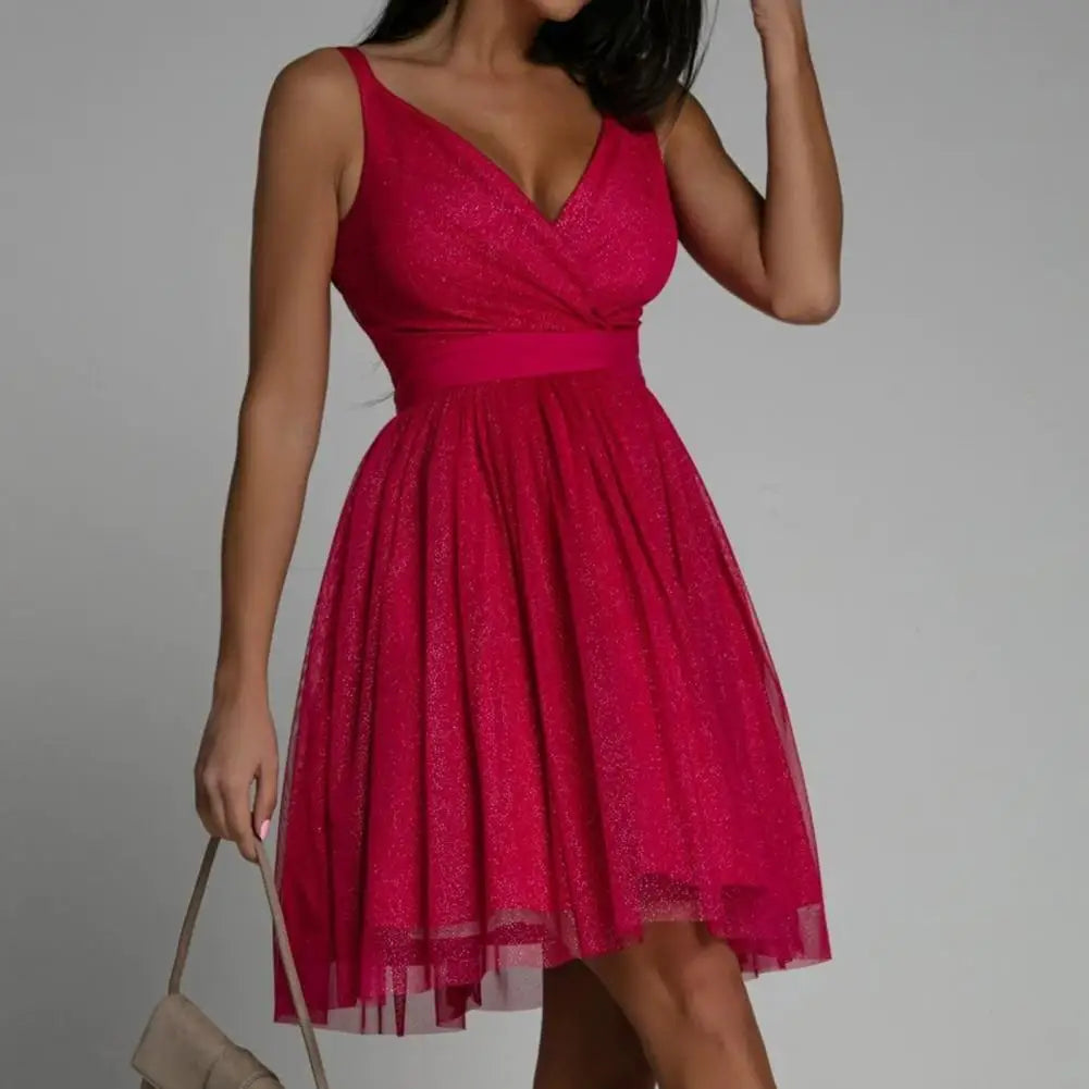 Vestido de festa brilhante com lantejoulas - Seraphina