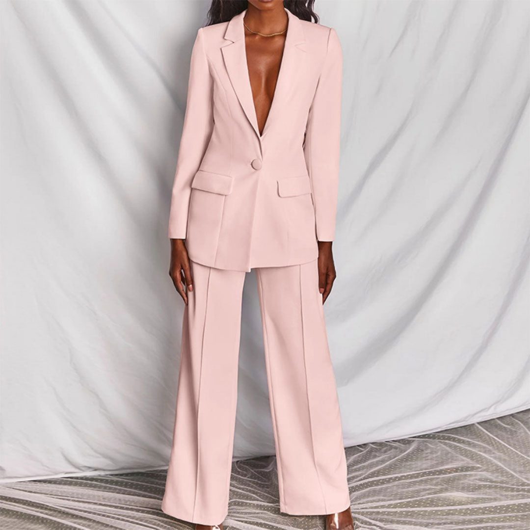 Conjunto de blazer e calças estiloso - Ariane