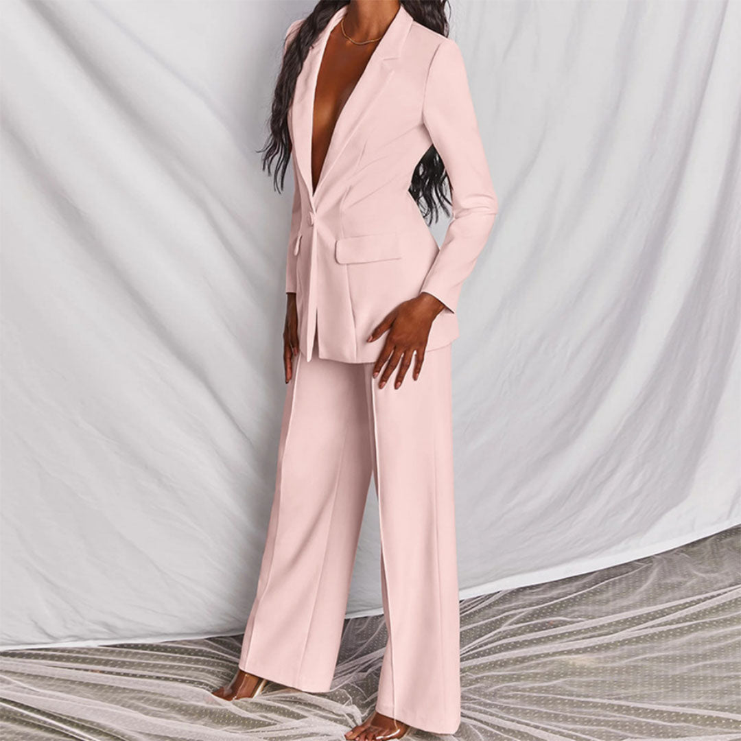 Conjunto de blazer e calças estiloso - Ariane