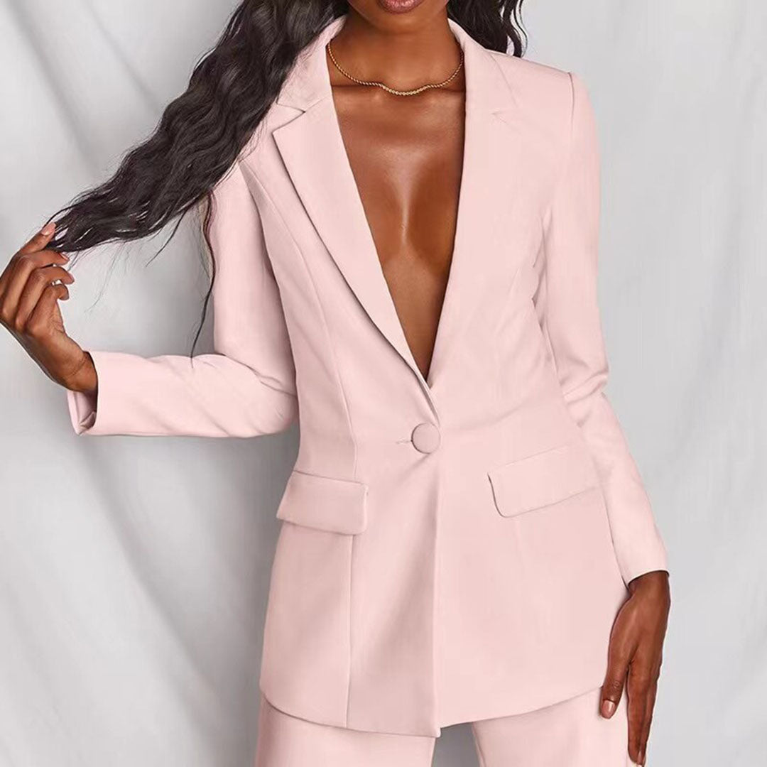 Conjunto de blazer e calças estiloso - Ariane