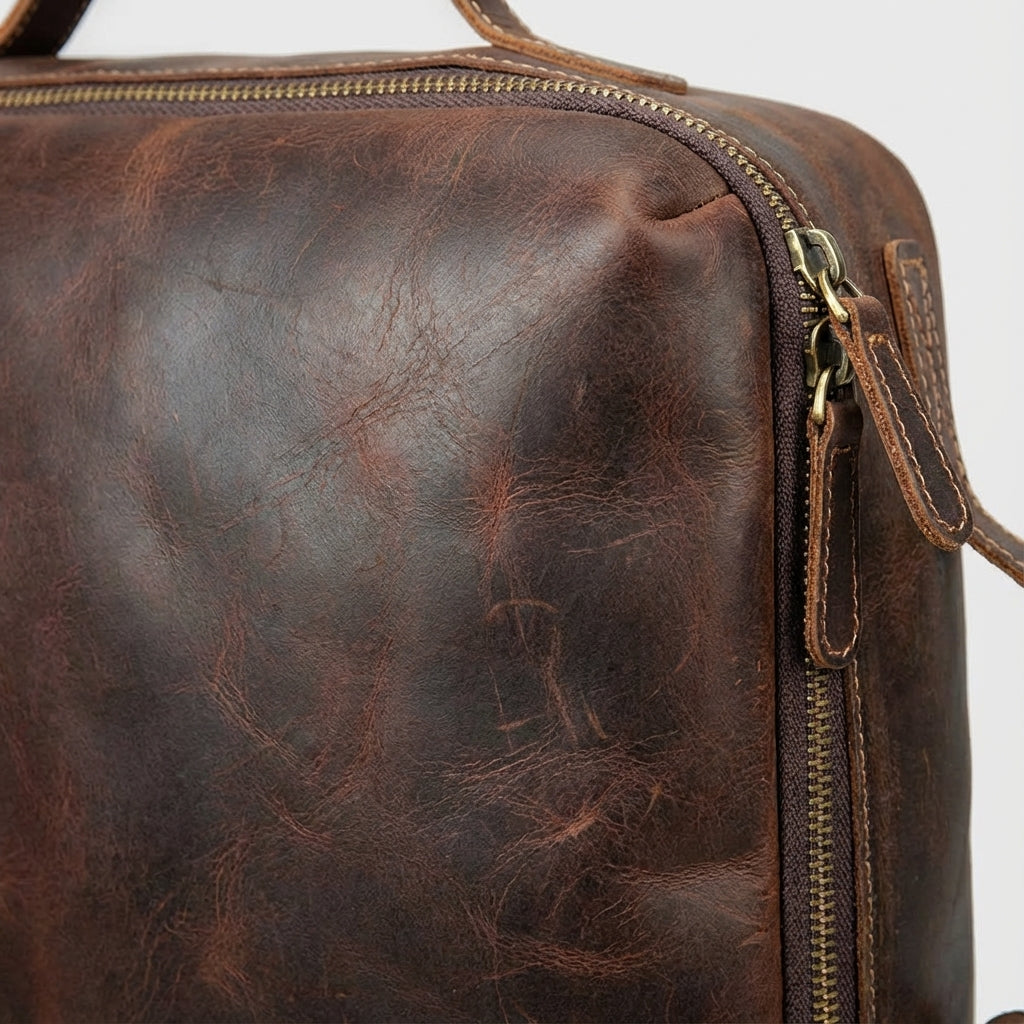 Premium Crazy Horse Leer Rugzak - Lockfield