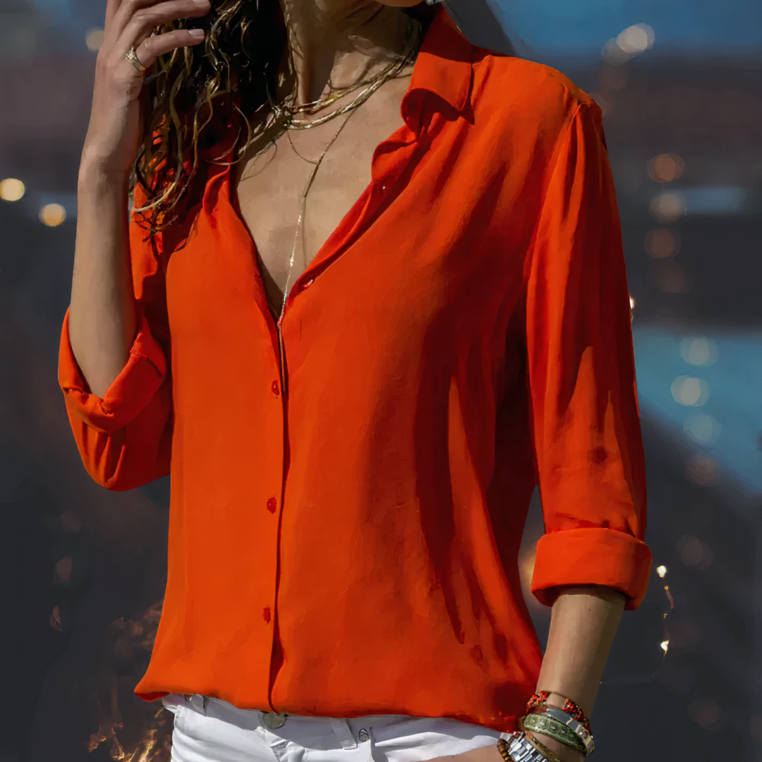 Blusa de chiffon elegante - Lara
