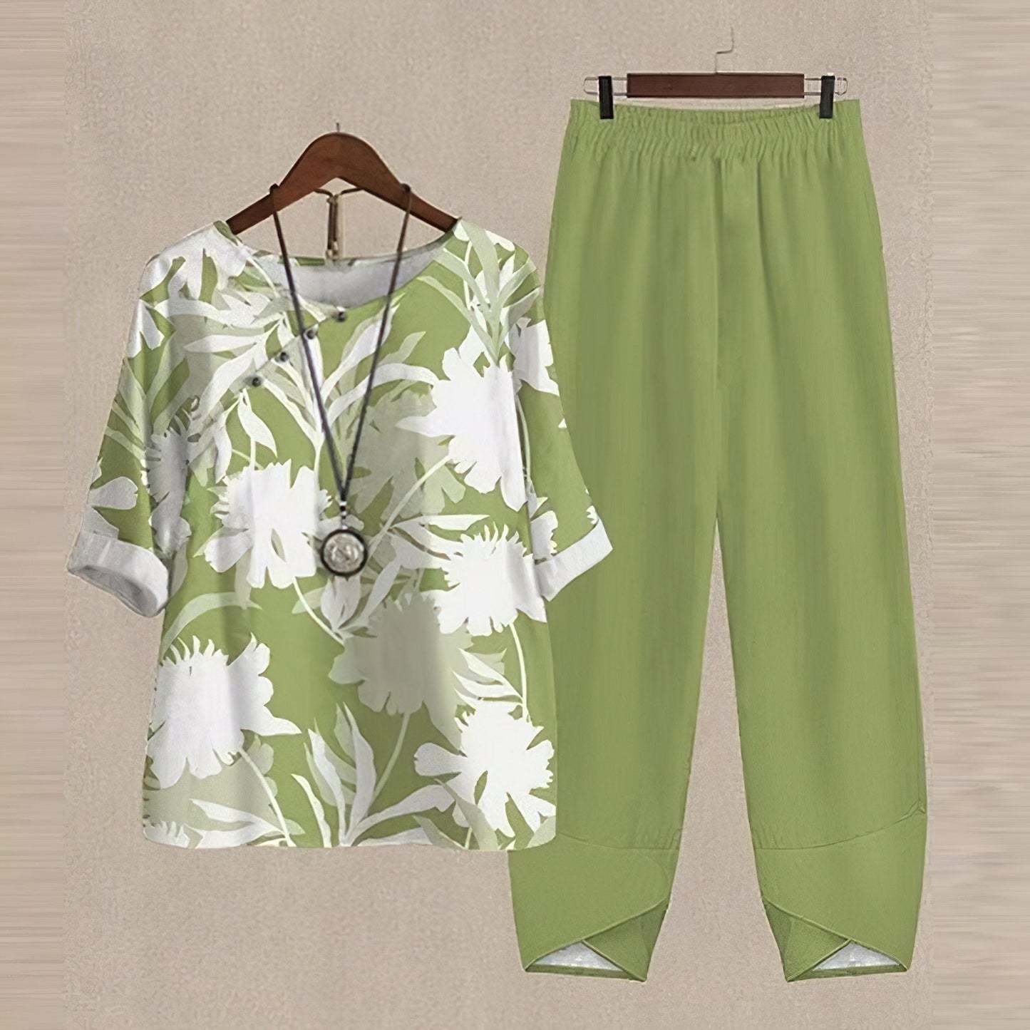 Conjunto Elegante de 2 Peças para Primavera e Verão - LenaDuo