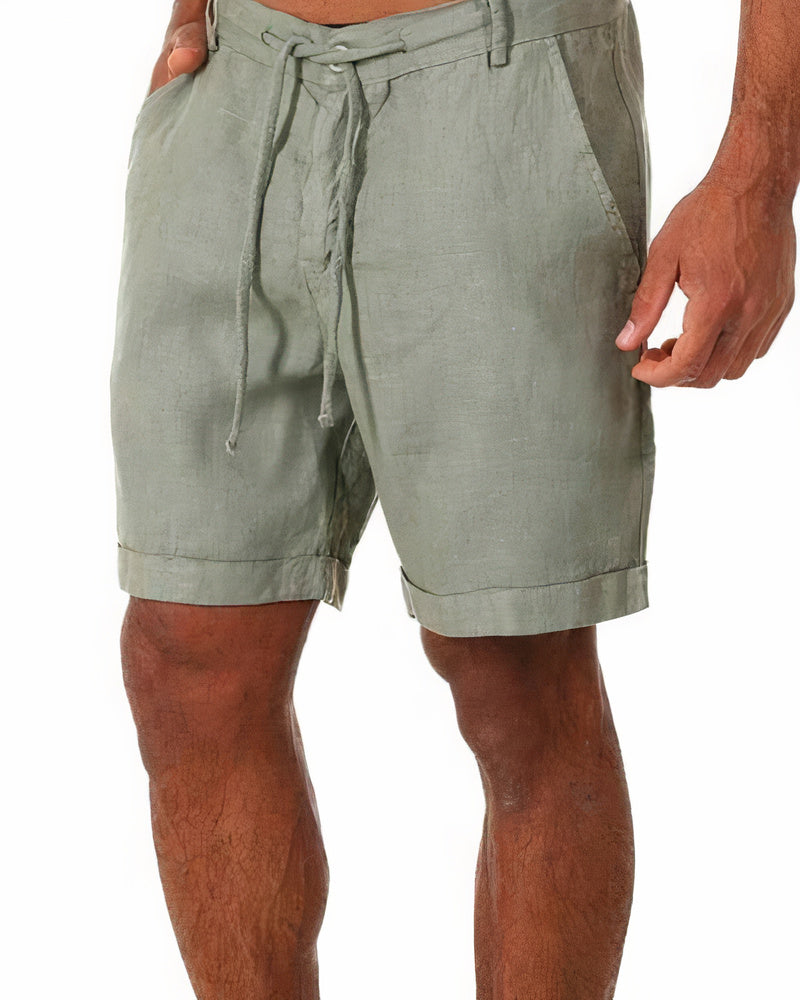 Calças de linho elegantes para homens - Leo