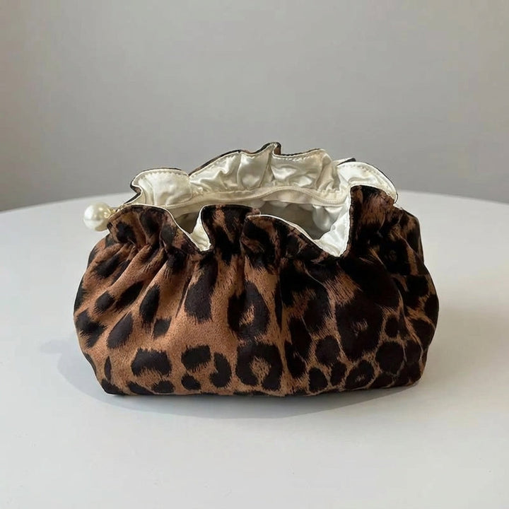 Ruffle Top Cosmetische Pouch - Pearlynn