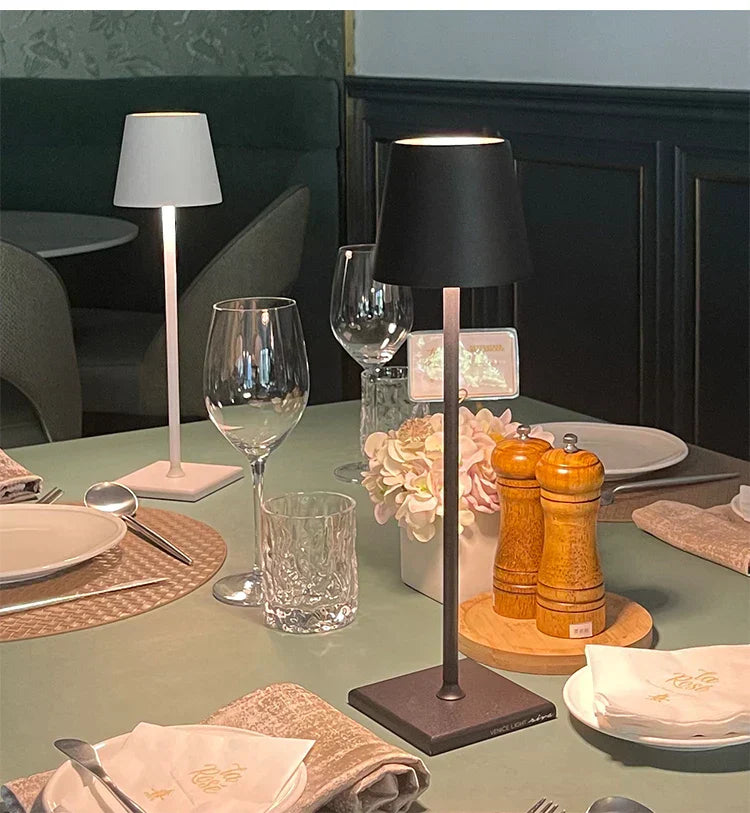 Lâmpada de mesa recarregável sem fio - ScandiGlow