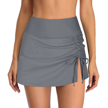 Shorts de banho femininos com abertura lateral – Liv