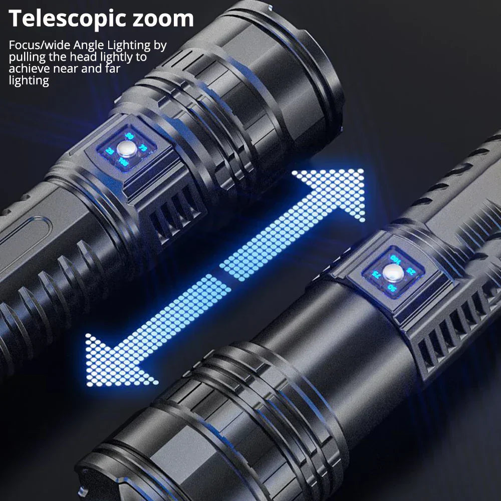 Rechargeable 10000 Lumen LED Torch – Striker