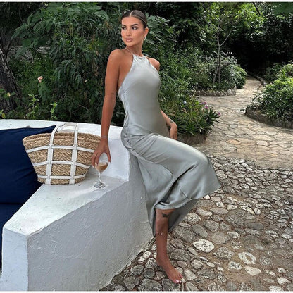 Vestido maxi sem mangas - Luna