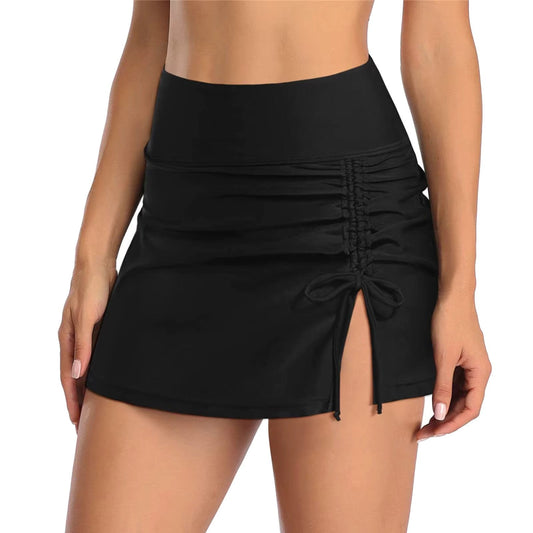 Shorts de banho femininos com abertura lateral – Liv