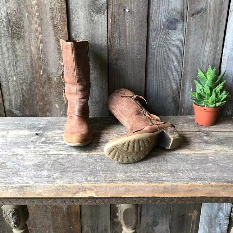 Ladies' Leather Autumn Boots – Sigrid