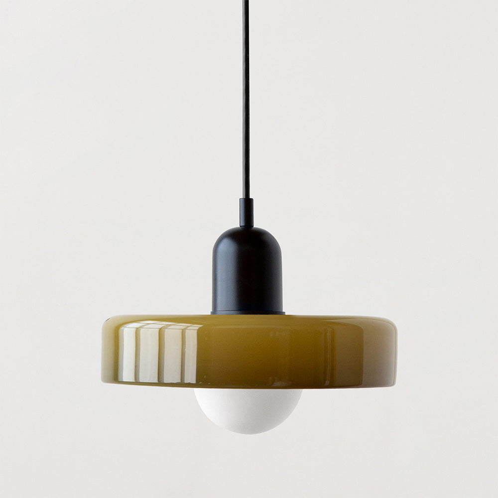 Luminária colorida no estilo Bauhaus - StiloGlas