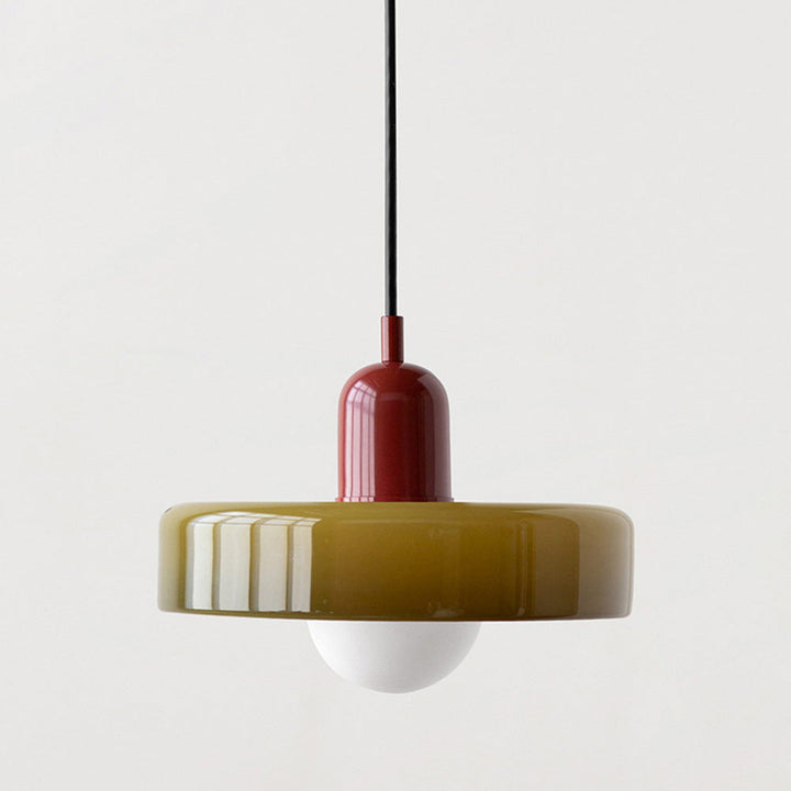Luminária colorida no estilo Bauhaus - StiloGlas