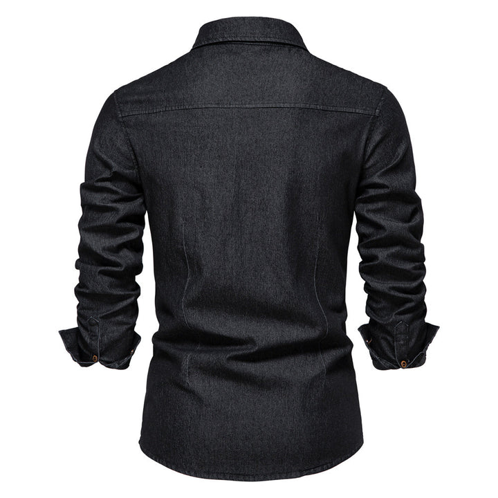 Camisa de denim masculina - Hugo