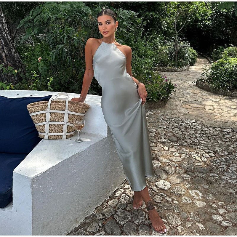 Vestido maxi sem mangas - Luna
