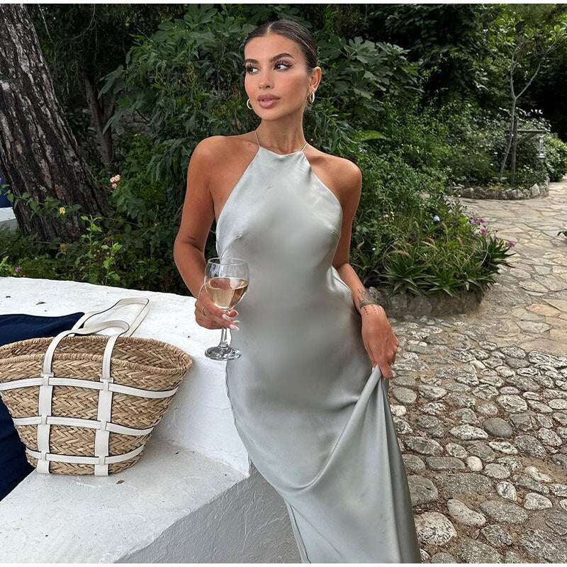 Vestido maxi sem mangas - Luna