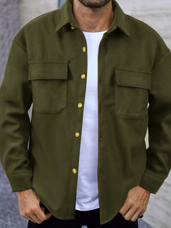 Autumn Men's Jacket With Chest Pockets – Damian