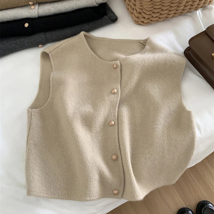Merino Wool Women's Gilet – Solveig