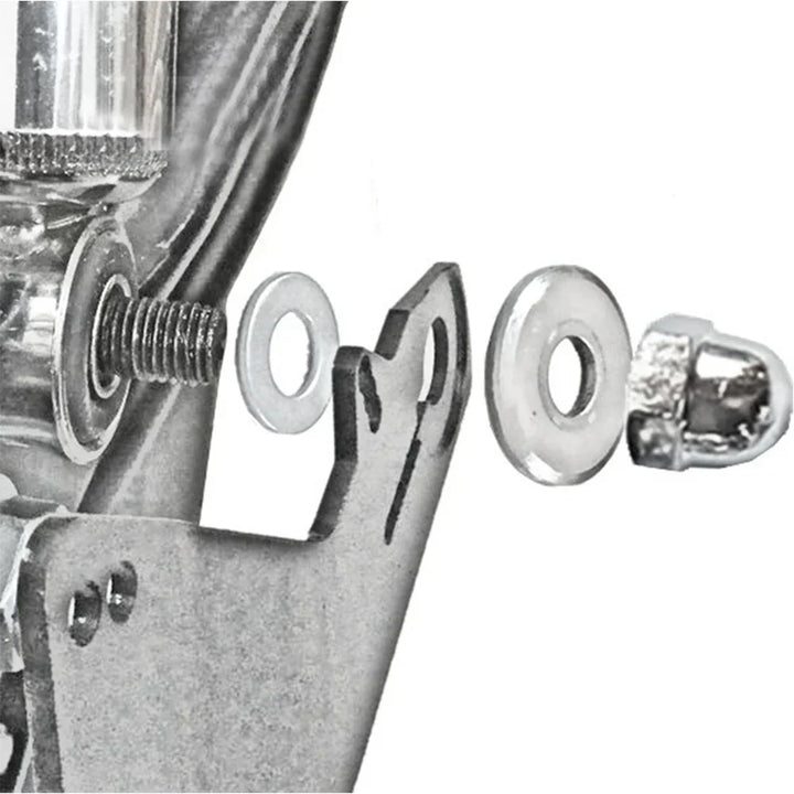 Universal Motorcycle Rear Fender Mudguard with Steel Bracket – TrailGuard