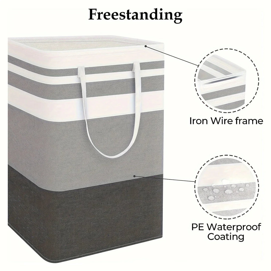 75L Large Laundry Hamper with Handles & Collapsible Design – Solen