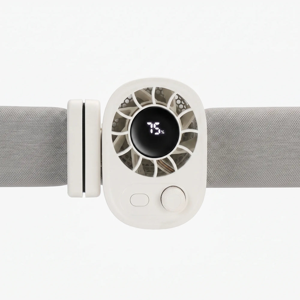 Small Clip On Fan With Display - Aerogrip