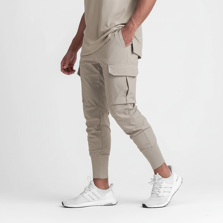 Stretchstoff Joggerhose Mit Taschen -  Francis