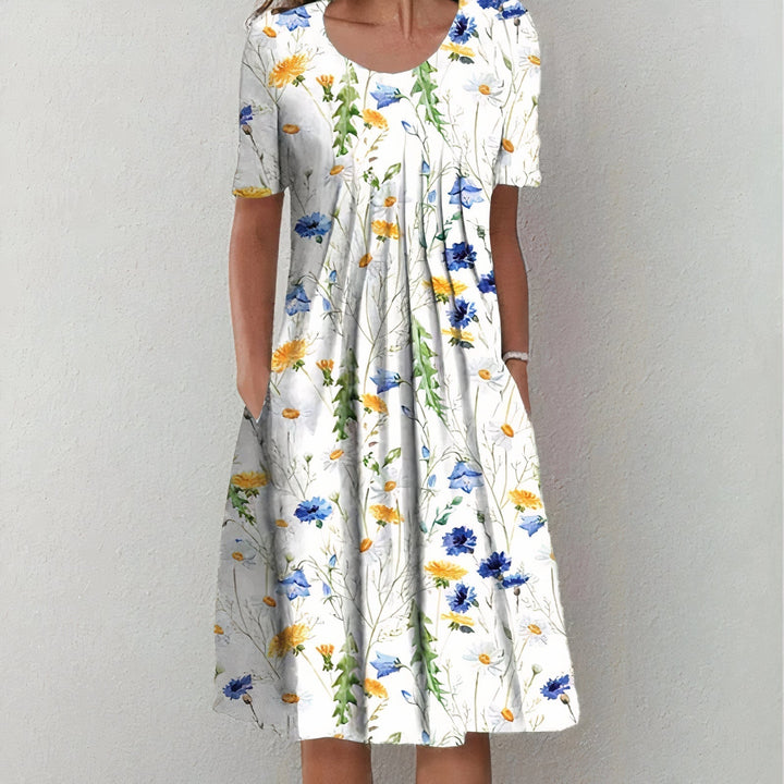 Vestido de algodão elegante para mulheres - Lena