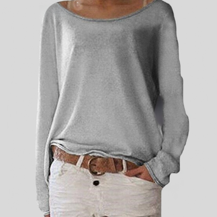 Comfortable Ladies' Sweater with Long Sleeves – Soraya