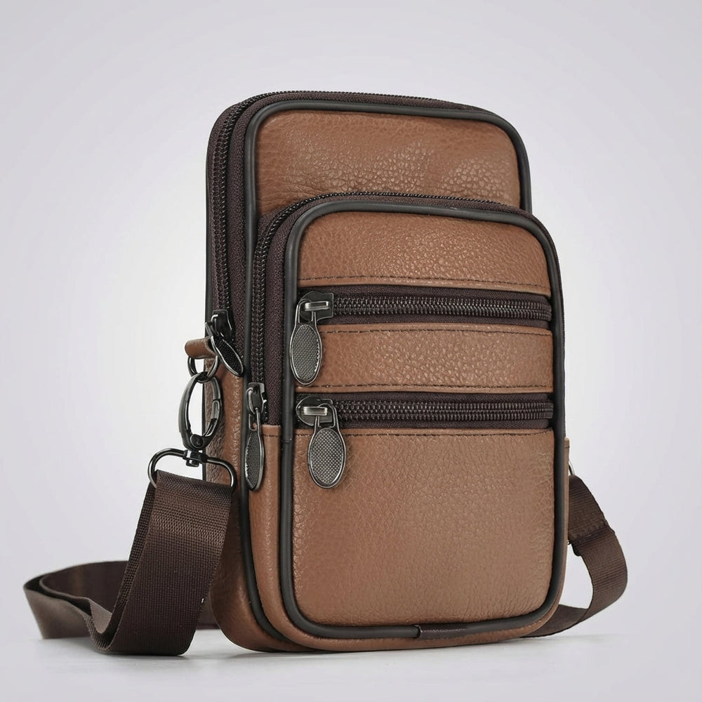Verstelbare Crossbody Schoudertas - LeatherLuxe