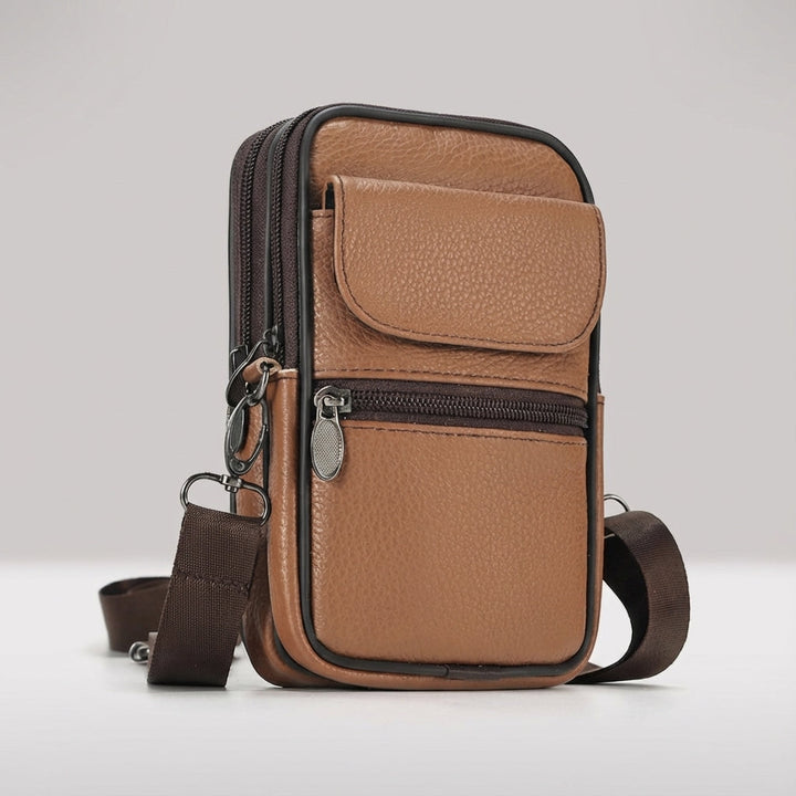 Verstelbare Crossbody Schoudertas - LeatherLuxe