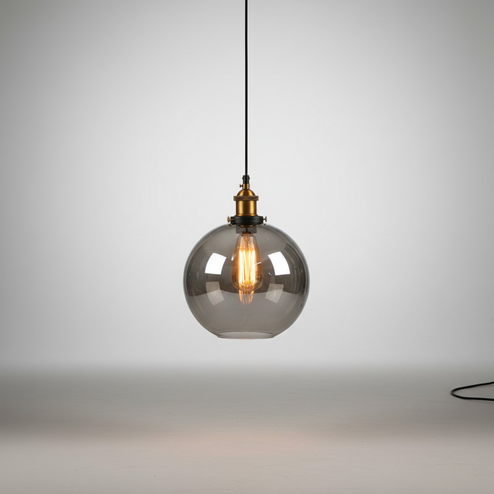 Vintage Industrieglas Hängeleuchte - VeloriaLight