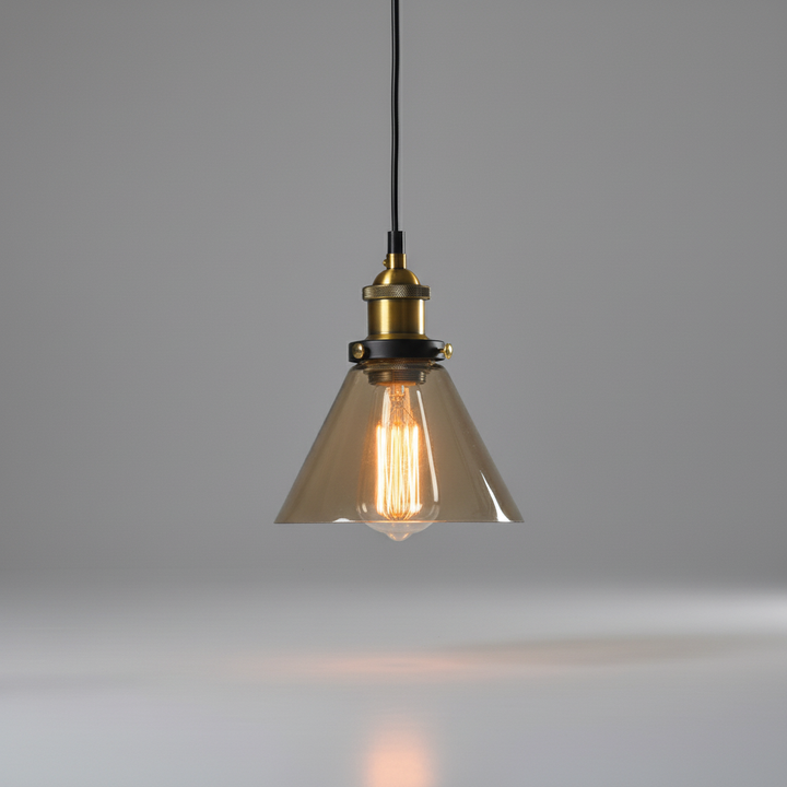 Vintage Industrieglas Hängeleuchte - VeloriaLight