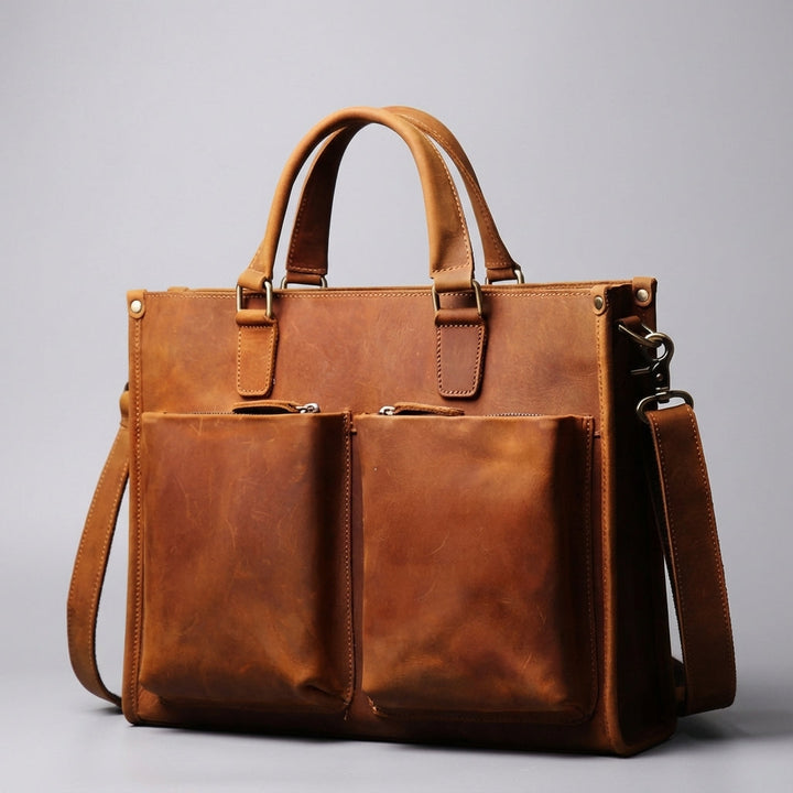 Vintage Leren Laptoptas - Leatherlyst