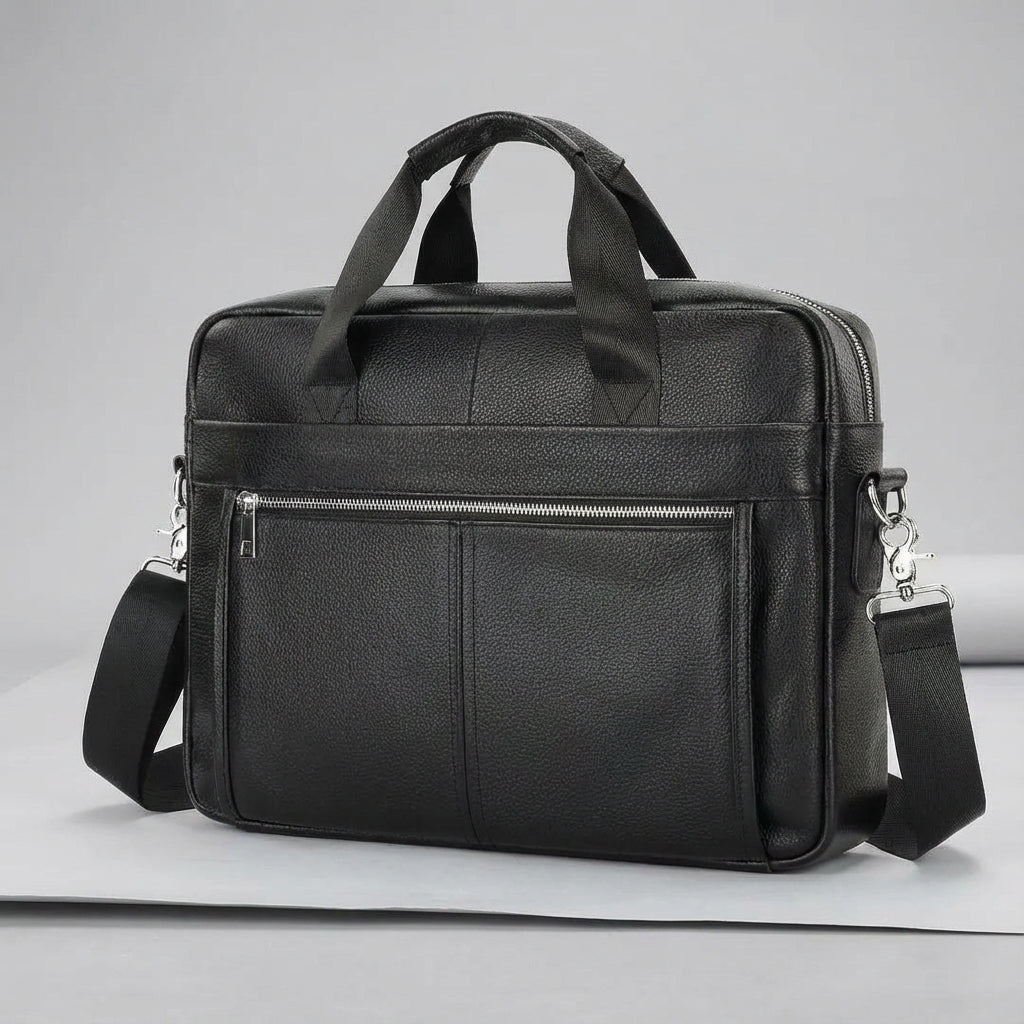Vintage Stijl Rundleer Aktetas - BriefLux