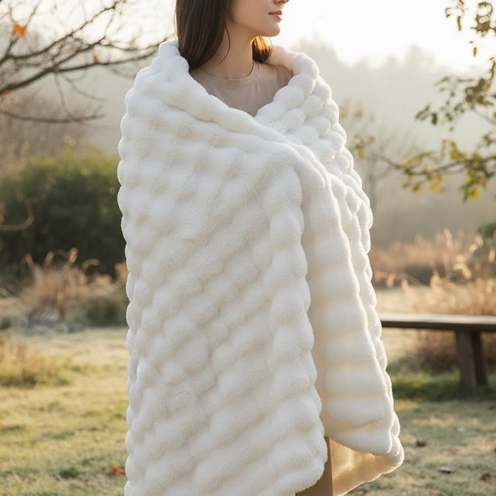 Weiche Plüschdecke - CozyCloud