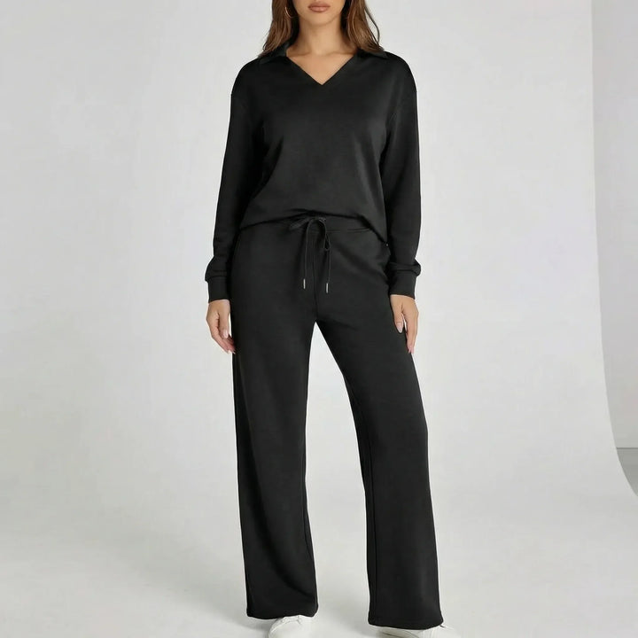 Weites Loungewear-Set Mit Weitem Bein - Joleen