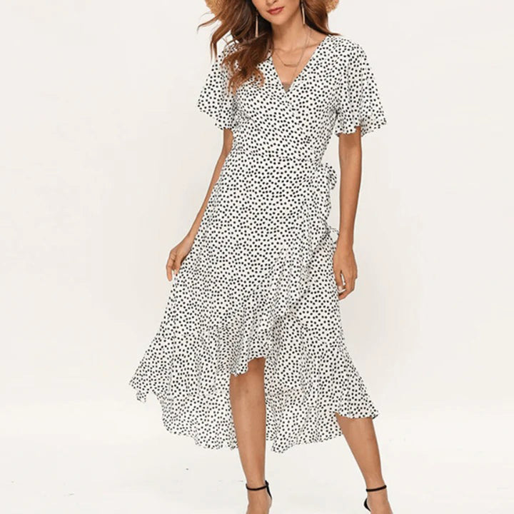 Vestido envolvente da moda - Seraphina