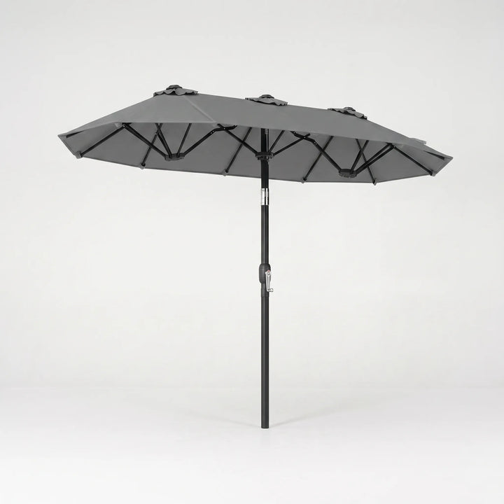 Wide Double-Sided Patio Umbrella - Vianora